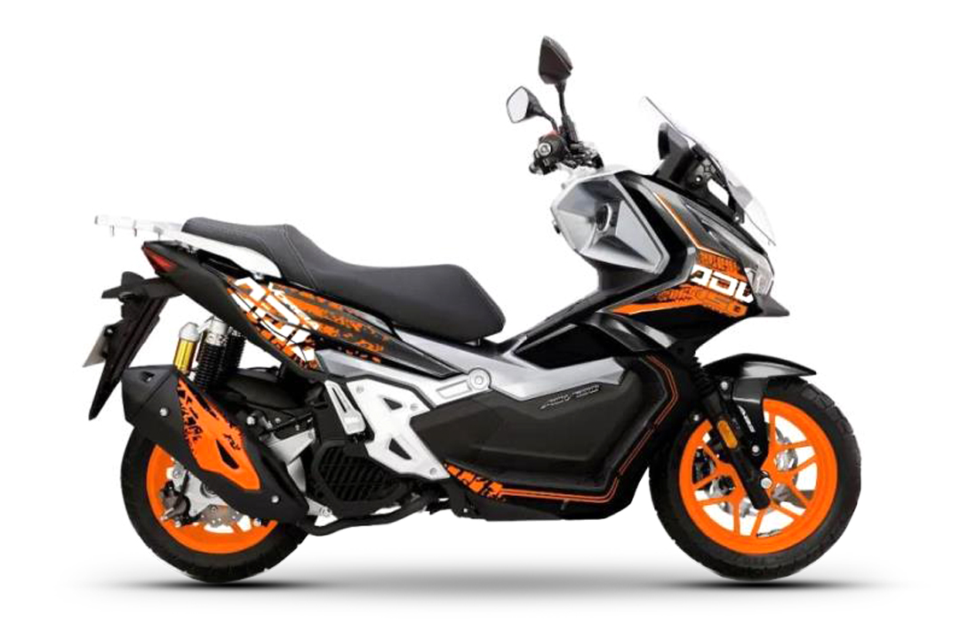 ADV 150 — مشکی-نارنجی