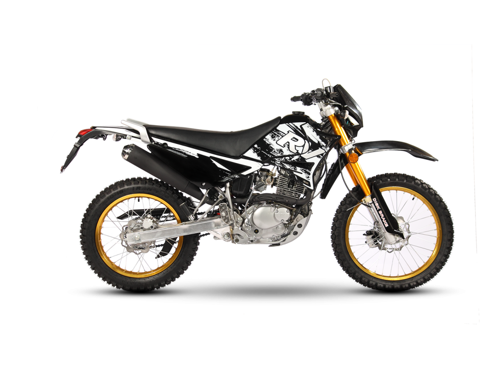 QM 200CC — مشکی با برچسب RV